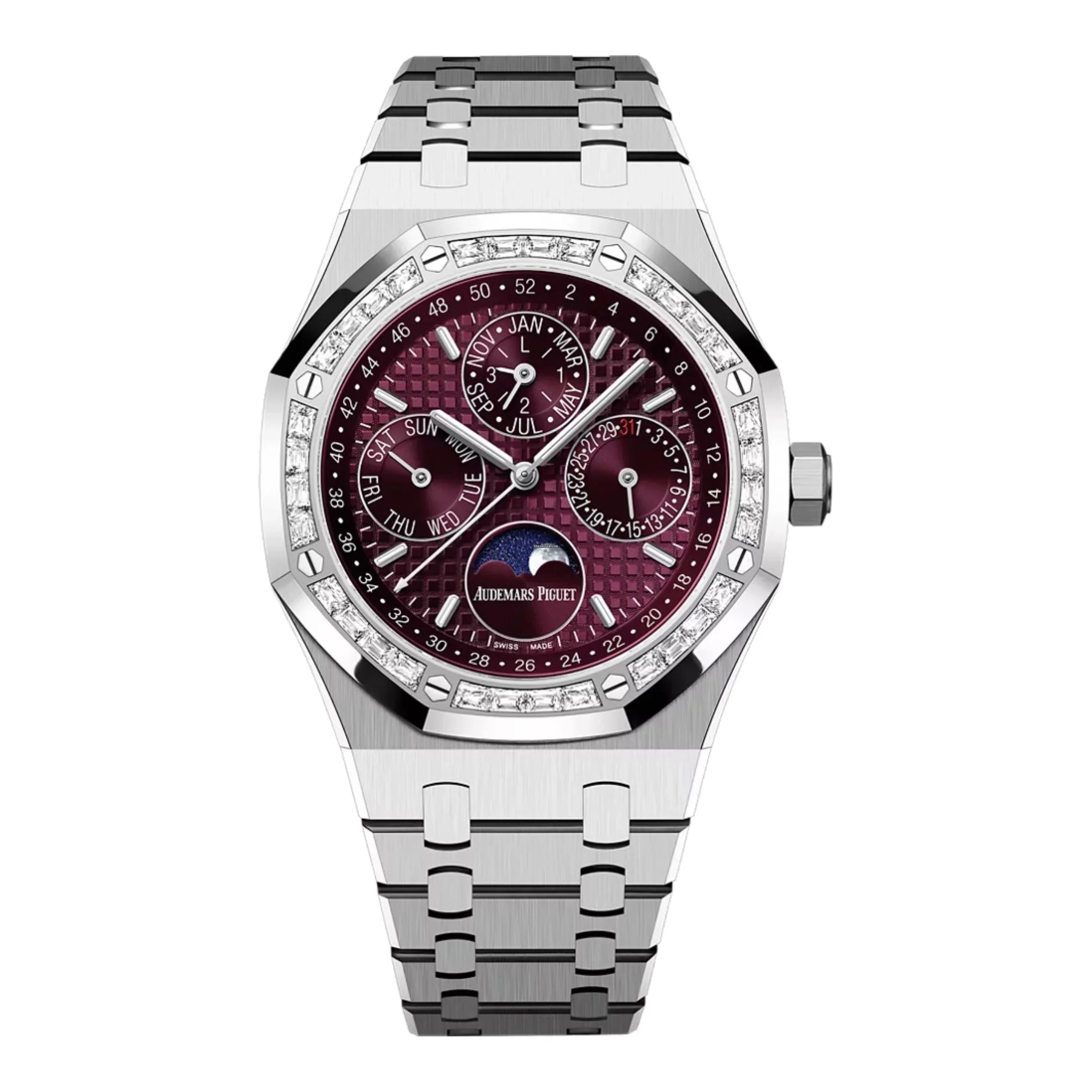 Audemars Piguet Royal Oak White Gold Purple-Burgundy