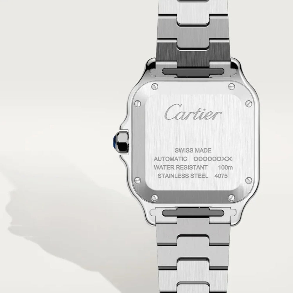 Cartier WSSA0009 Santos Classic Silver