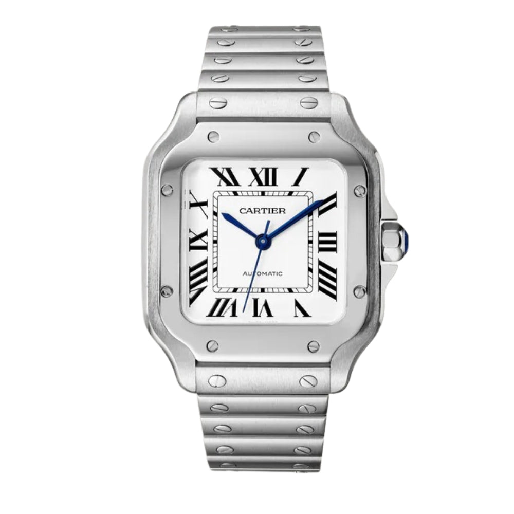 Cartier WSSA0009 Santos Classic Silver