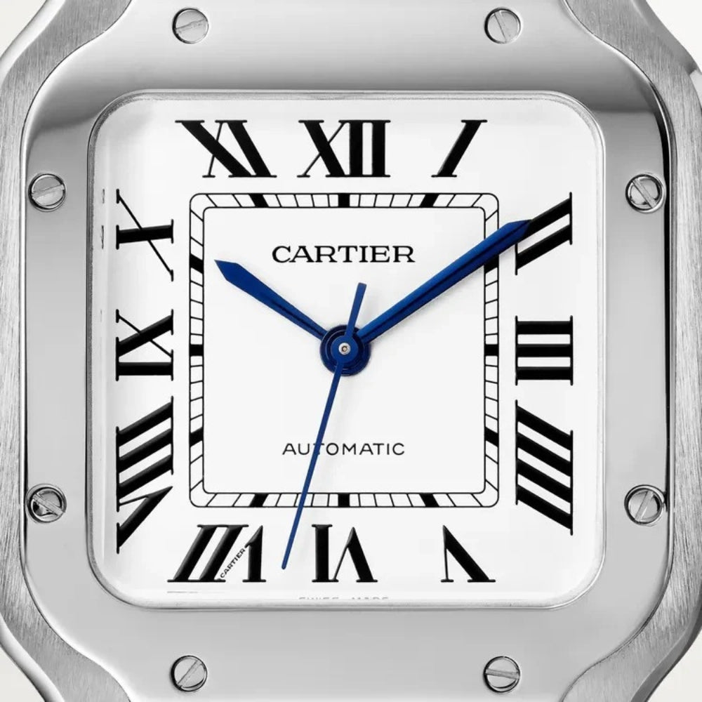 Cartier WSSA0009 Santos Classic Silver
